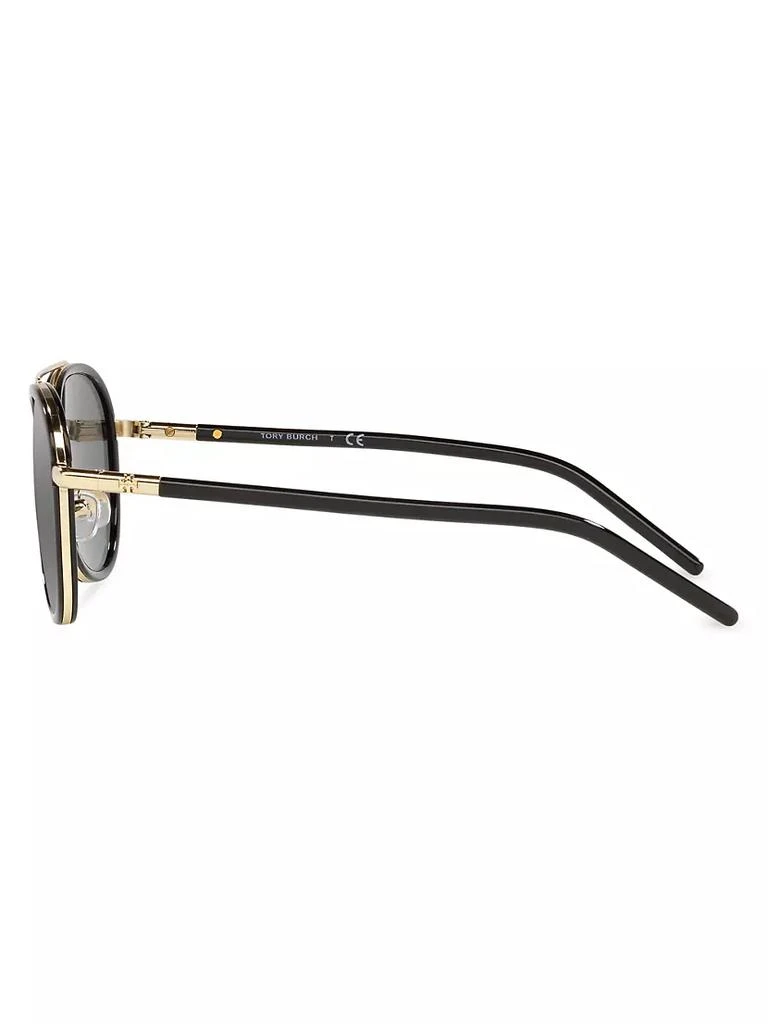 商品Tory Burch|57MM Aviator Sunglasses,价格¥1364,第5张图片详细描述