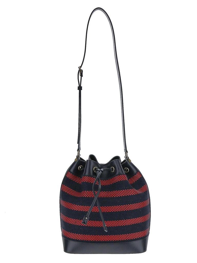 商品Yves Saint Laurent|Striped Bucket Bag,价格¥14033,第1张图片