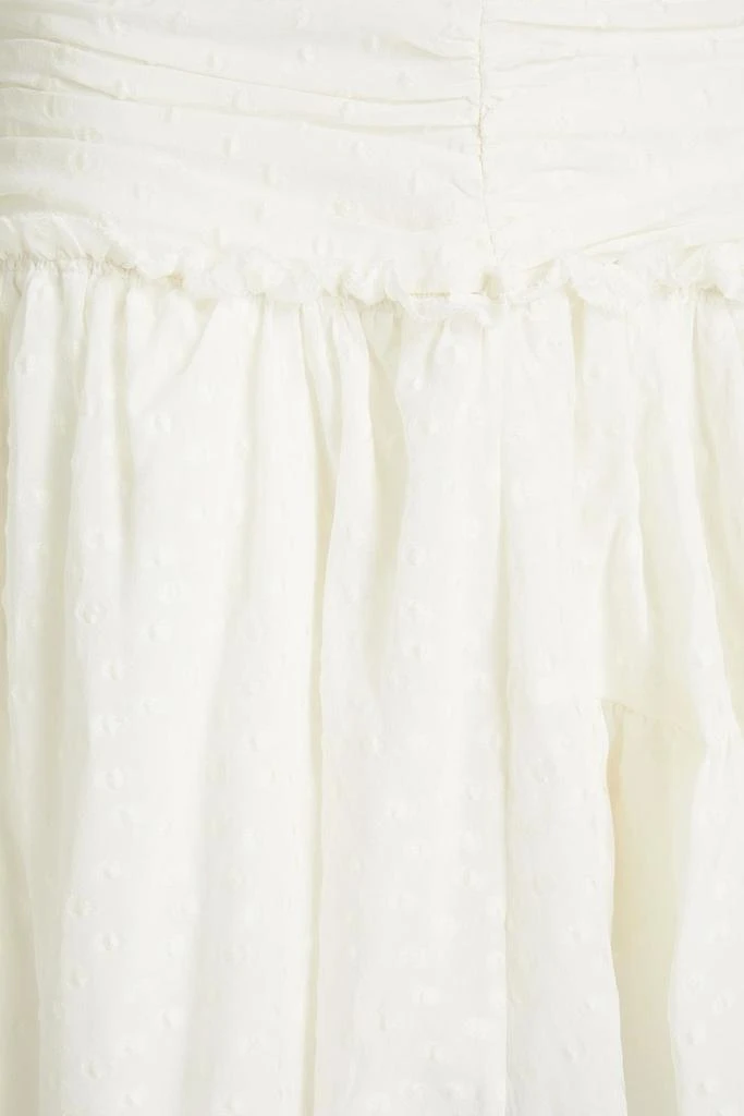 商品IRO|Nixie gathered fil coupé silk-blend mini skirt,价格¥1081,第4张图片详细描述
