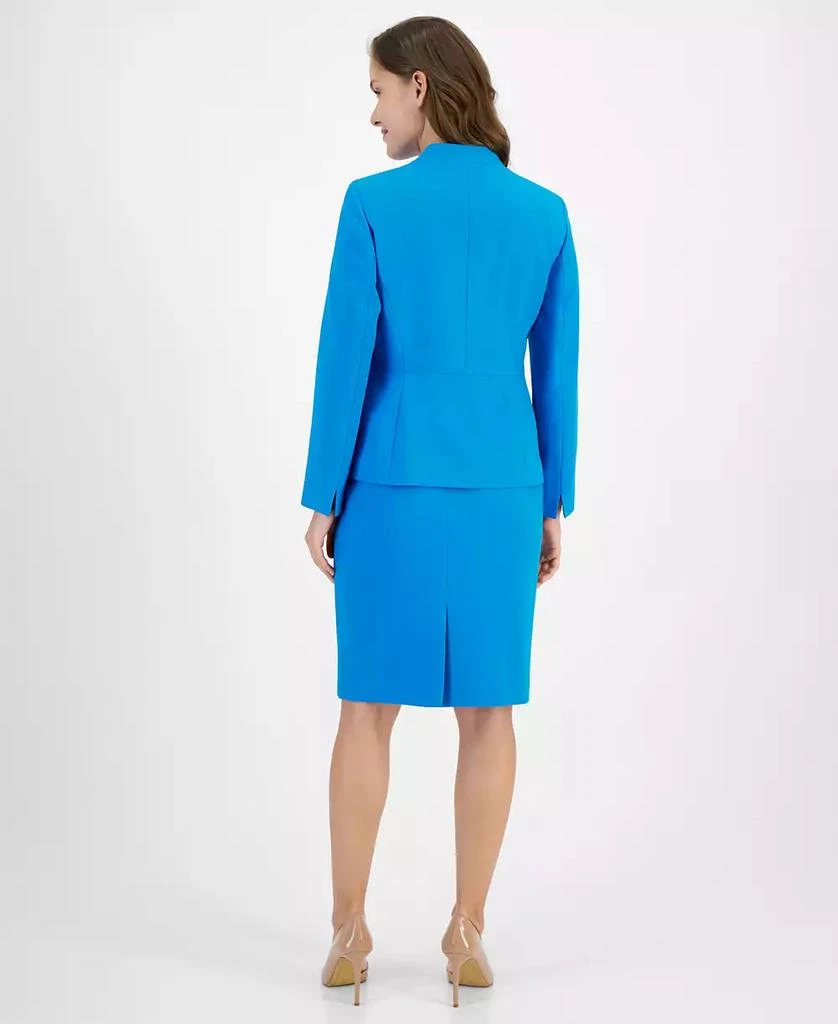 商品Le Suit|Two-Button Jacket & Pencil Skirt Suit Set, Regular & Petite,价格¥739,第2张图片详细描述