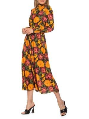 Beatrice Floral Midi Dress商品第3张图片规格展示