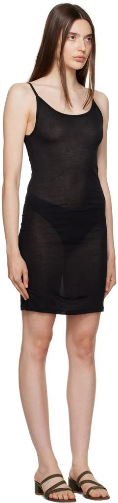 商品Baserange|Black Scoop Minidress,价格¥351,第2张图片详细描述