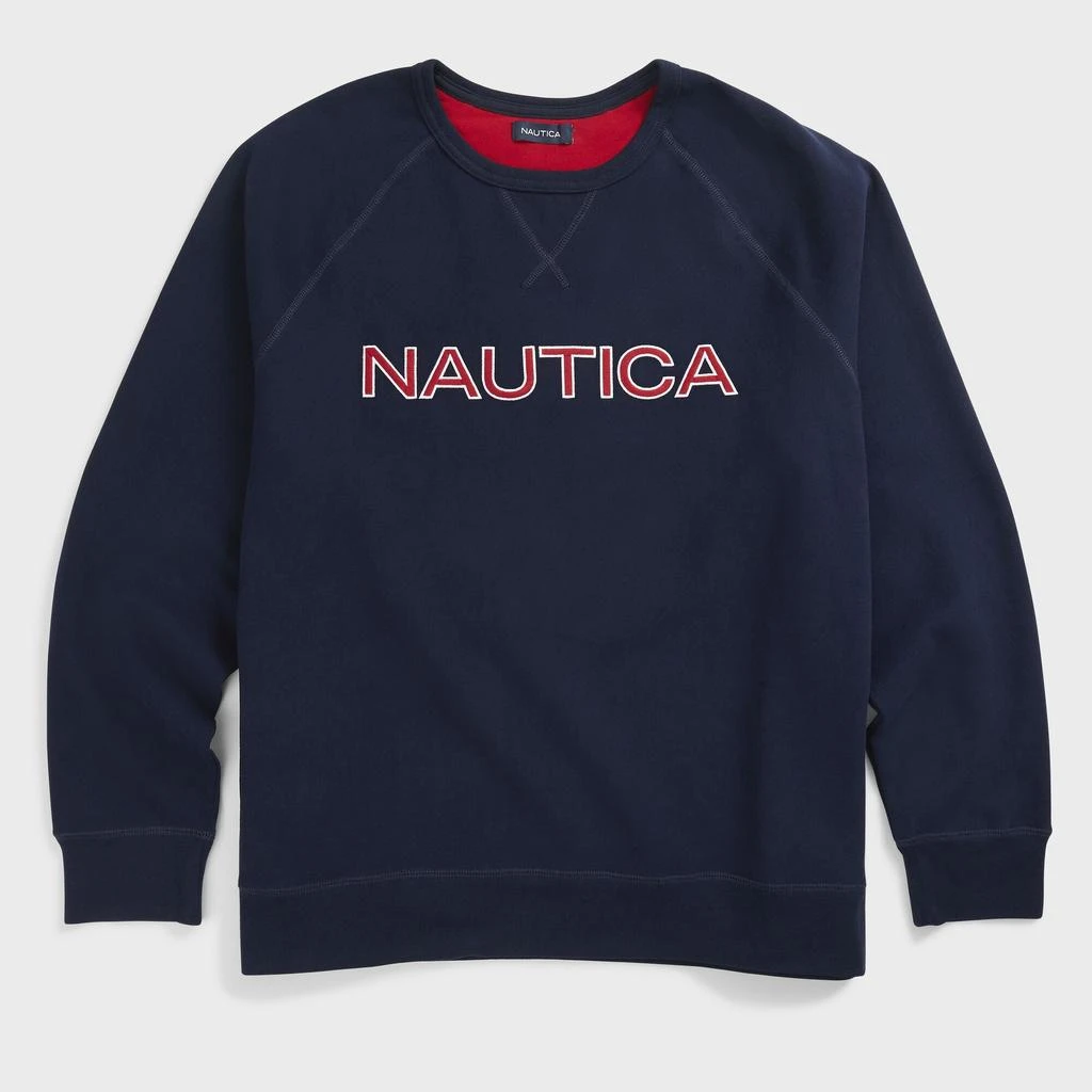 商品Nautica|Nautica Mens Big & Tall Logo Sweatshirt,价格¥397,第2张图片详细描述