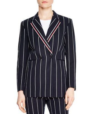 商品Sandro|Ilian Striped Blazer,价格¥1467,第1张图片