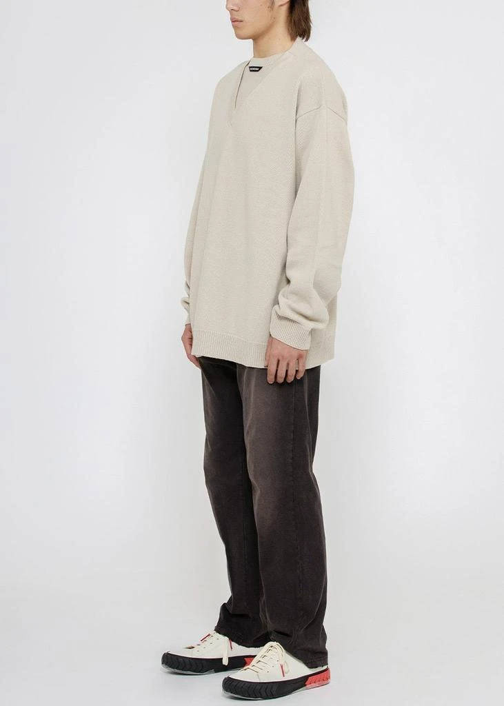 商品Balenciaga|Balenciaga Wool Flatground V-Neck Sweater,价格¥5559,第2张图片详细描述