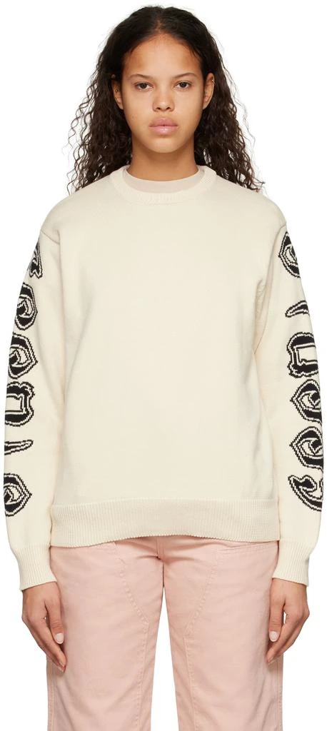 商品STUSSY|Off-White Intarsia Sweater,价格¥822,第1张图片