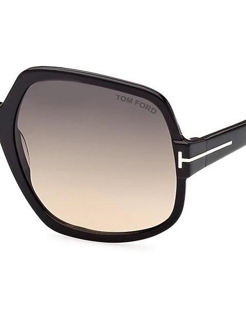商品Tom Ford|60MM Geometric Sunglasses,价格¥3238,第3张图片详细描述