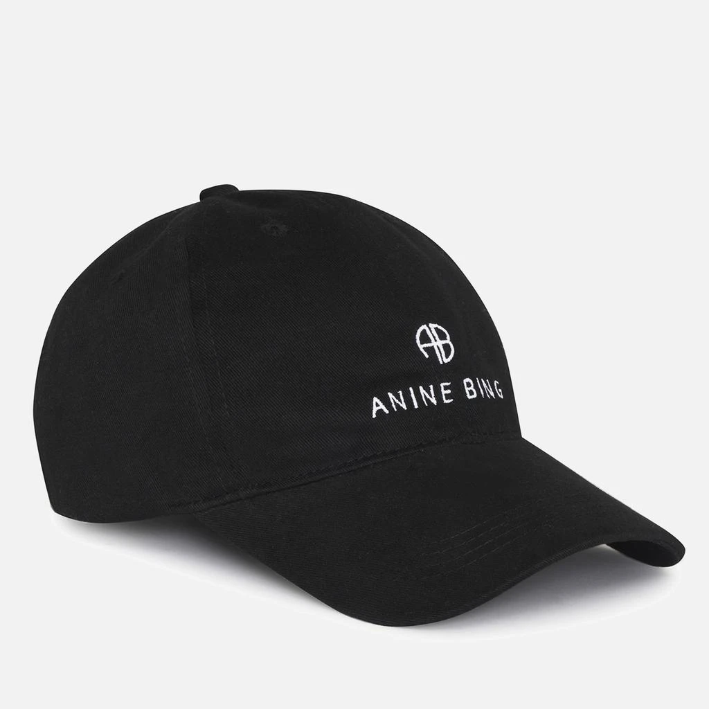 商品ANINE BING|Anine Bing Jeremy Logo Cotton-Twill Baseball Cap,价格¥521,第1张图片