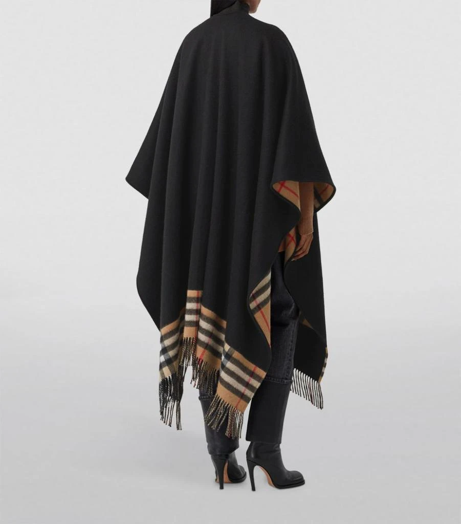 商品Burberry|Cashmere-Wool Cape,价格¥10023,第3张图片详细描述