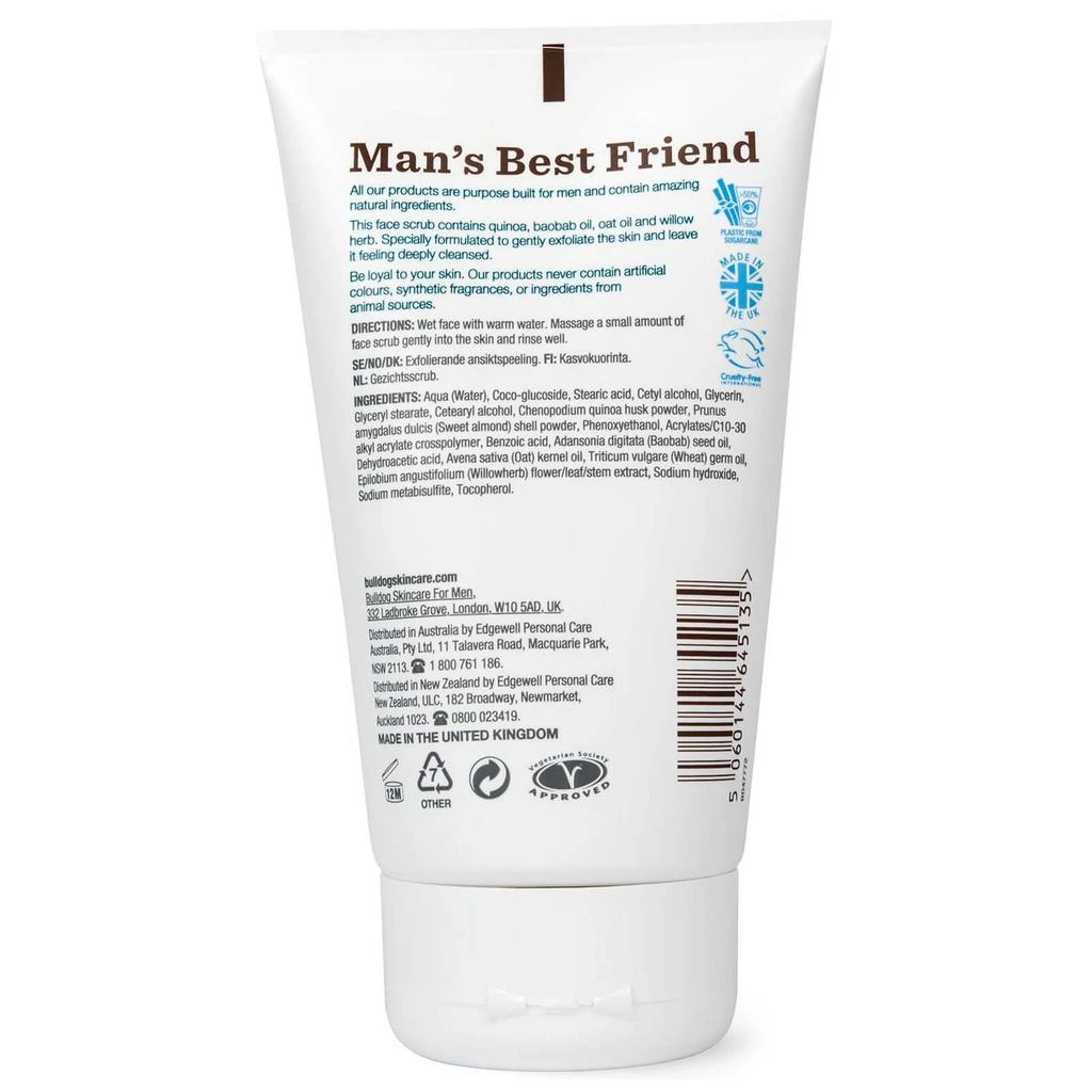 商品Bulldog Skincare for Men|Bulldog Sensitive Face Scrub 125ml,价格¥47,第4张图片详细描述