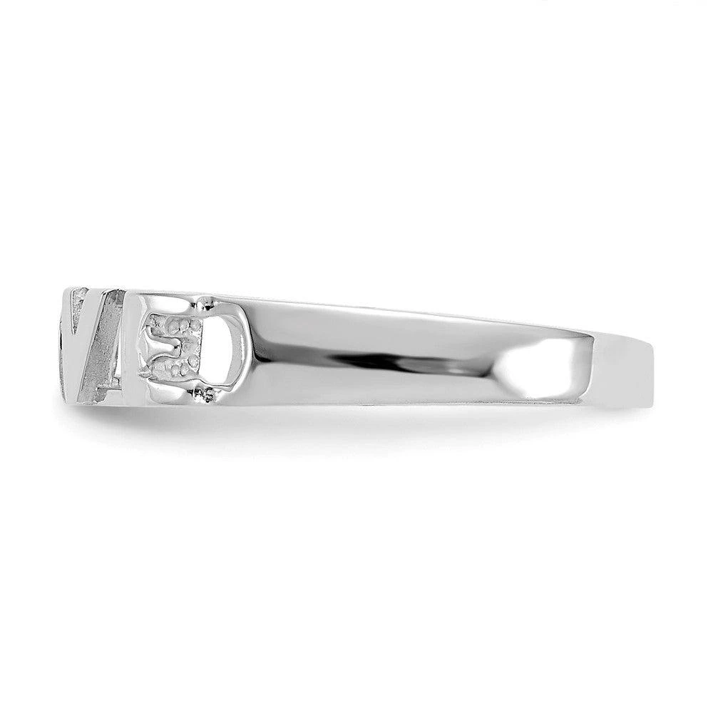商品Diamond2Deal|14K White Gold LOVE Ring,价格¥2201,第3张图片详细描述