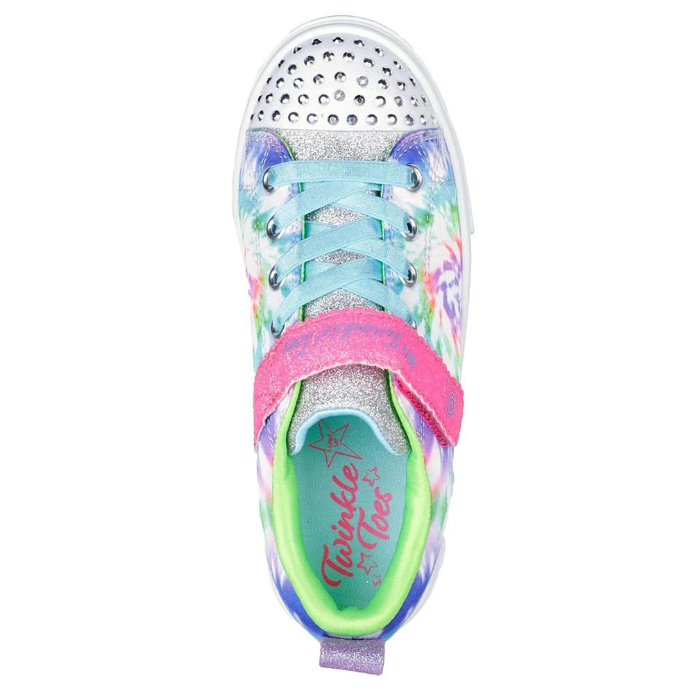 Little Girls Twinkle Toes - Twinkle Sparks - Stormy Brights Stay-Put Light-Up Casual Sneakers from Finish Line 商品