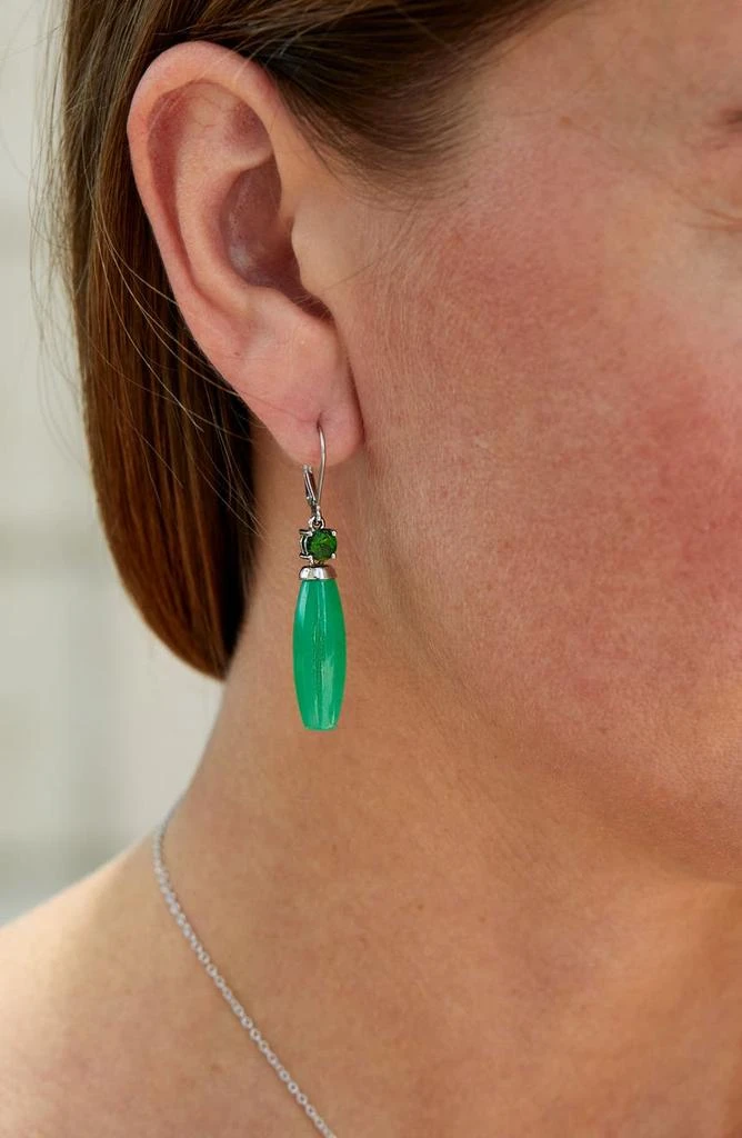 商品Savvy Cie Jewels|Sterling Silver & Jade Drop Earrings,价格¥825,第2张图片详细描述