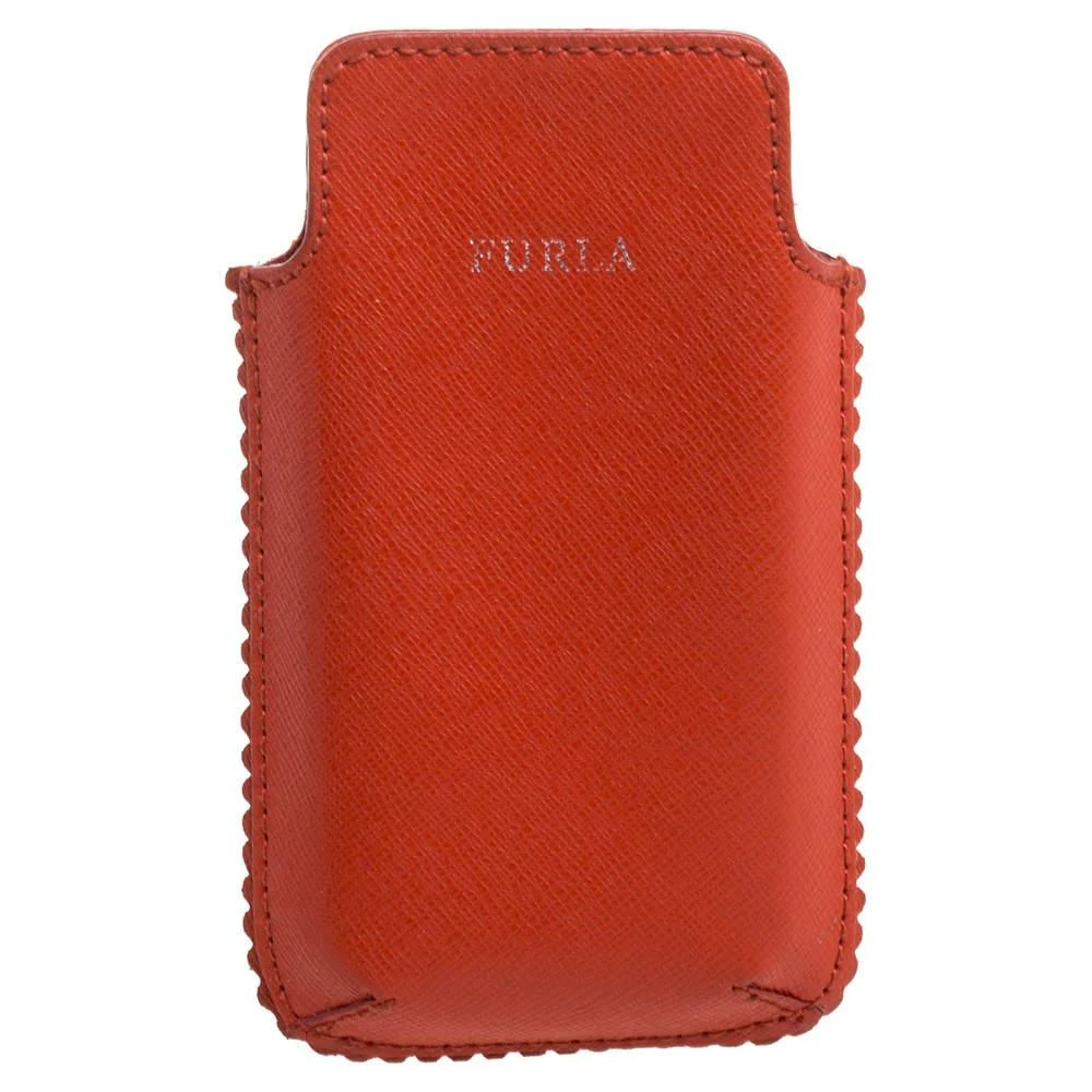 商品Furla|Furla Orange Leather Phone Case,价格¥1065,第1张图片