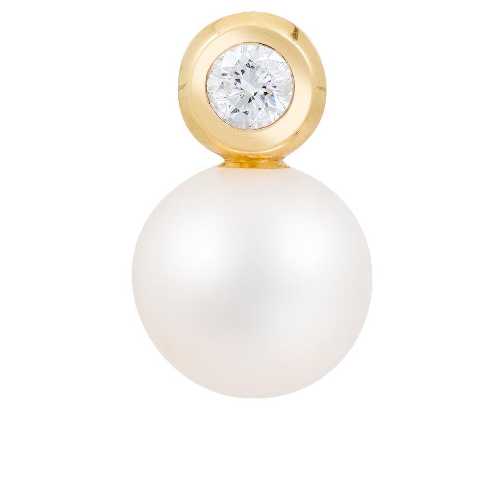 商品Splendid Pearls|14k Yellow Gold 8-8.5mm Pearl Earrings,价格¥3610,第4张图片详细描述