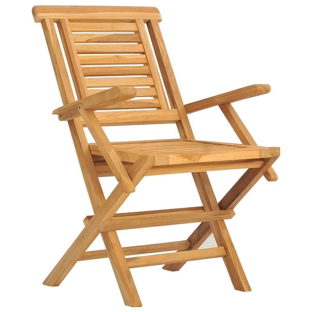 商品vidaXL|Folding Patio Chairs 6 pcs 22"x24.8"x35.4" Solid Wood Teak,价格¥5051,第3张图片详细描述