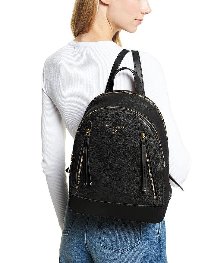 商品Michael Kors|Brooklyn Medium Leather Backpack,价格¥1338,第2张图片详细描述