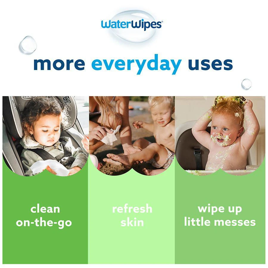 Plastic-Free Textured Clean Wipes, Unscented & Hypoallergenic for Sensitive Skin 商品