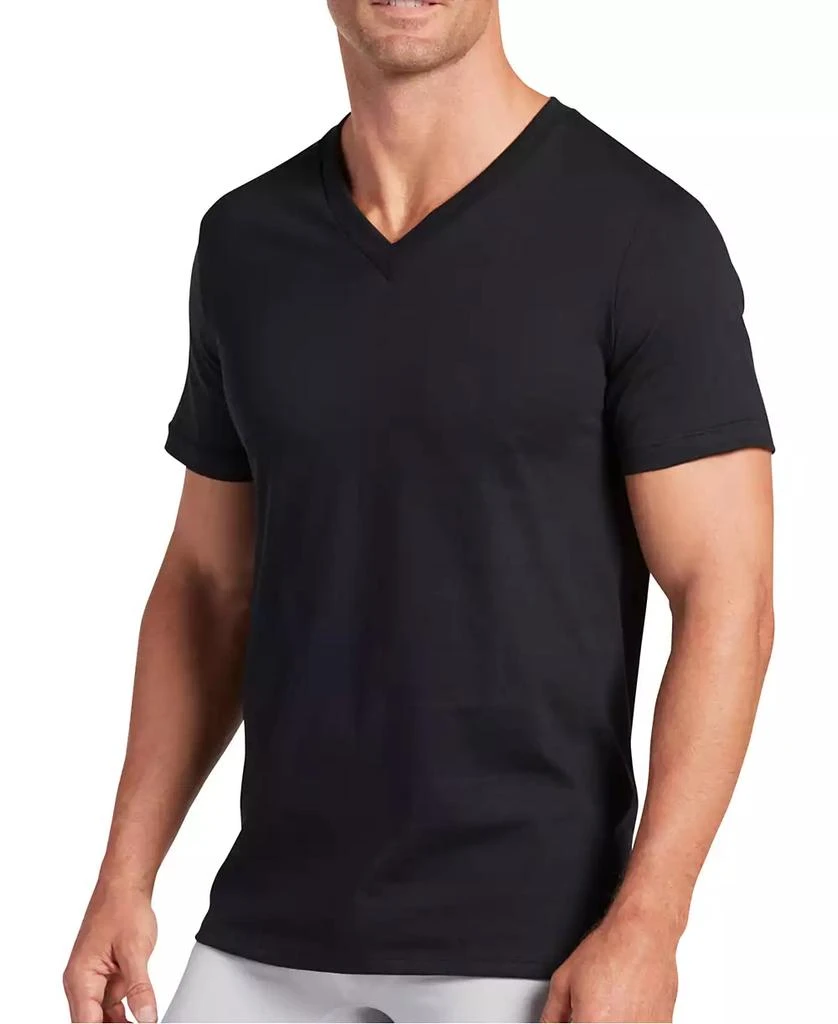 商品Jockey|Men's 3-Pack Classic V-Neck Undershirts,价格¥146,第1张图片