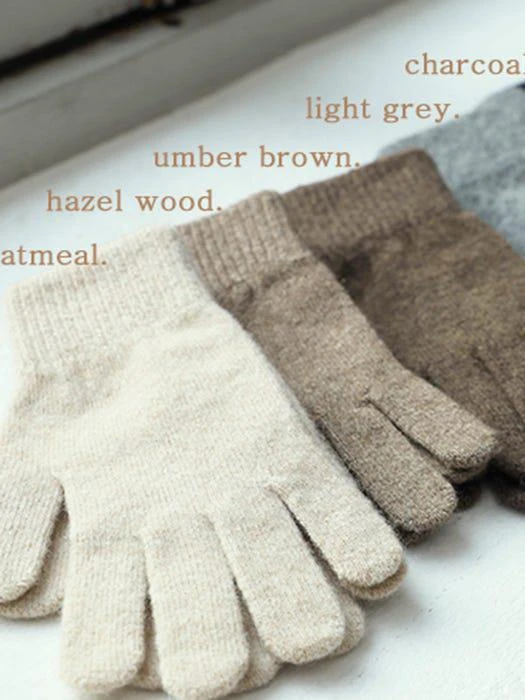 Mary Wool Knit Gloves_12color 商品