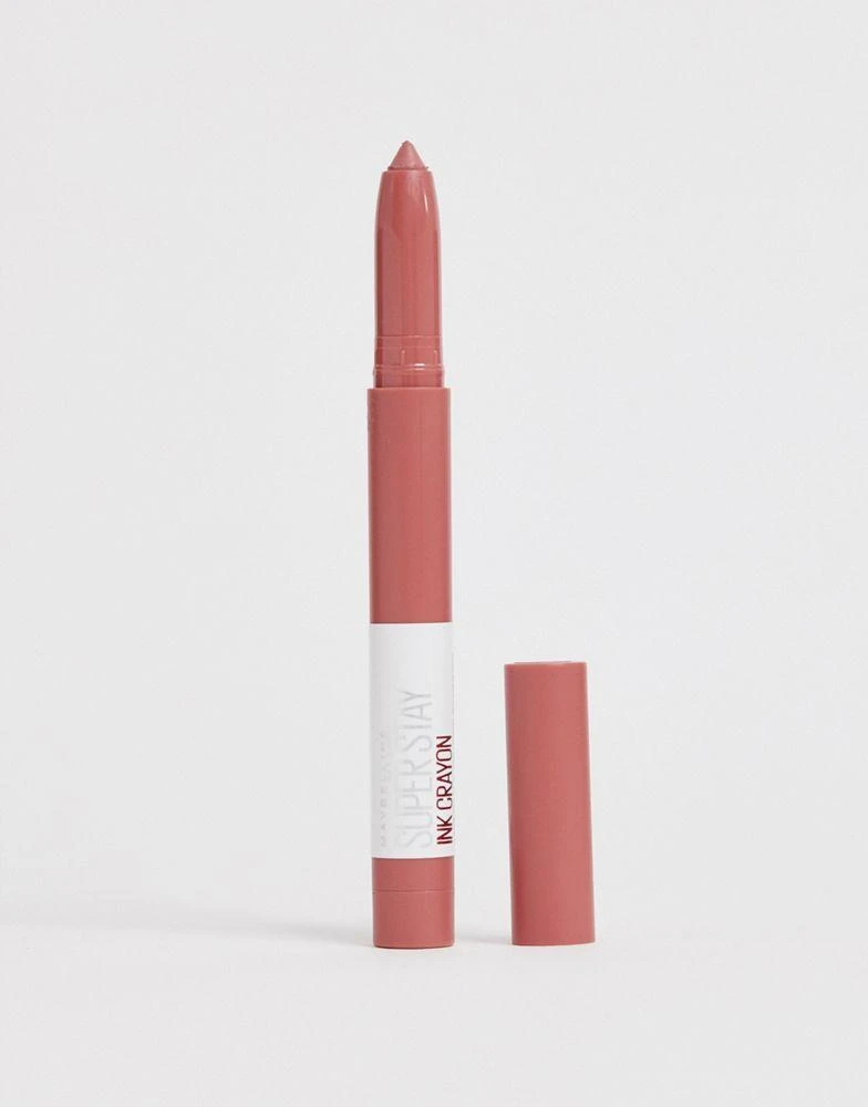商品Maybelline|Maybelline Superstay Matte Ink Crayon Lipstick 15 Lead The Way,价格¥99,第1张图片