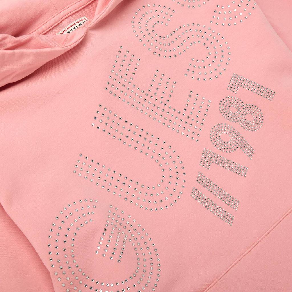 Guess Girls' Hooded Logo Active Top - Pop Gum Pink商品第3张图片规格展示