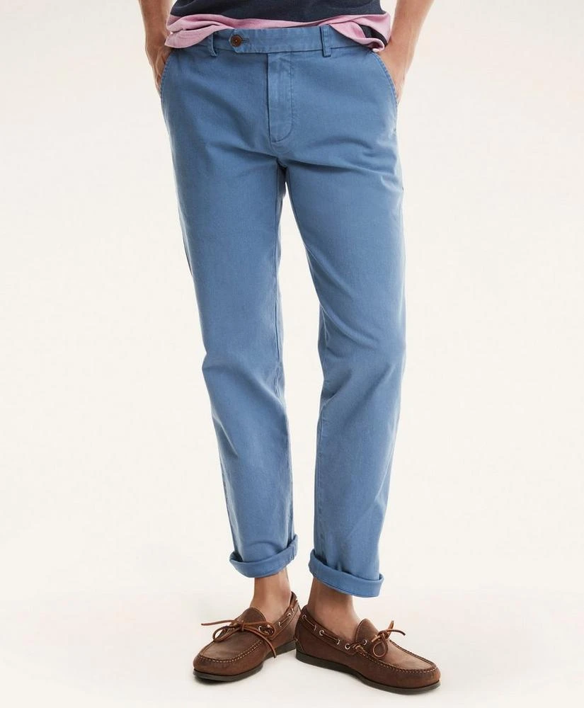 商品Brooks Brothers|Milano Slim-Fit Washed Canvas Chino Pants,价格¥375,第1张图片详细描述