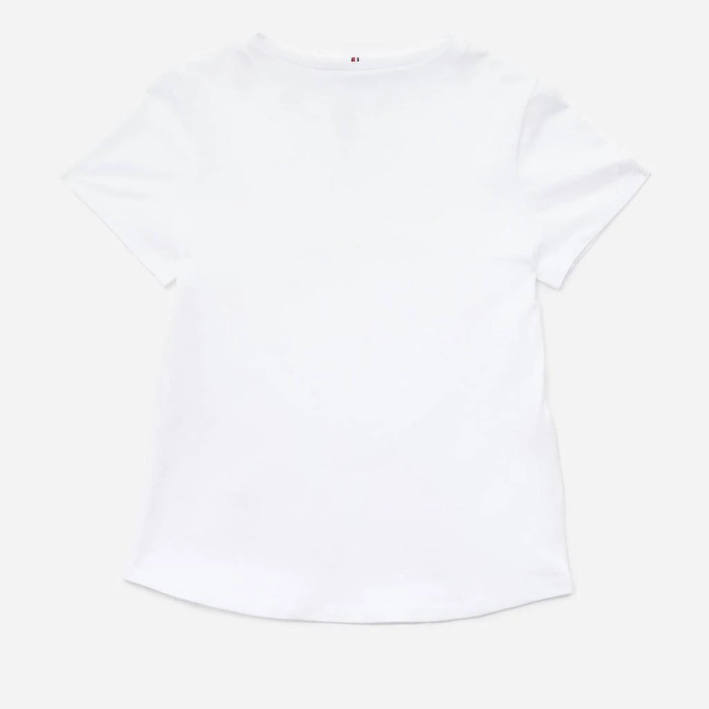 商品Tommy Hilfiger|Tommy Hilfiger Girls' Script Print T-Shirt Short Sleeved - White,价格¥118,第2张图片详细描述