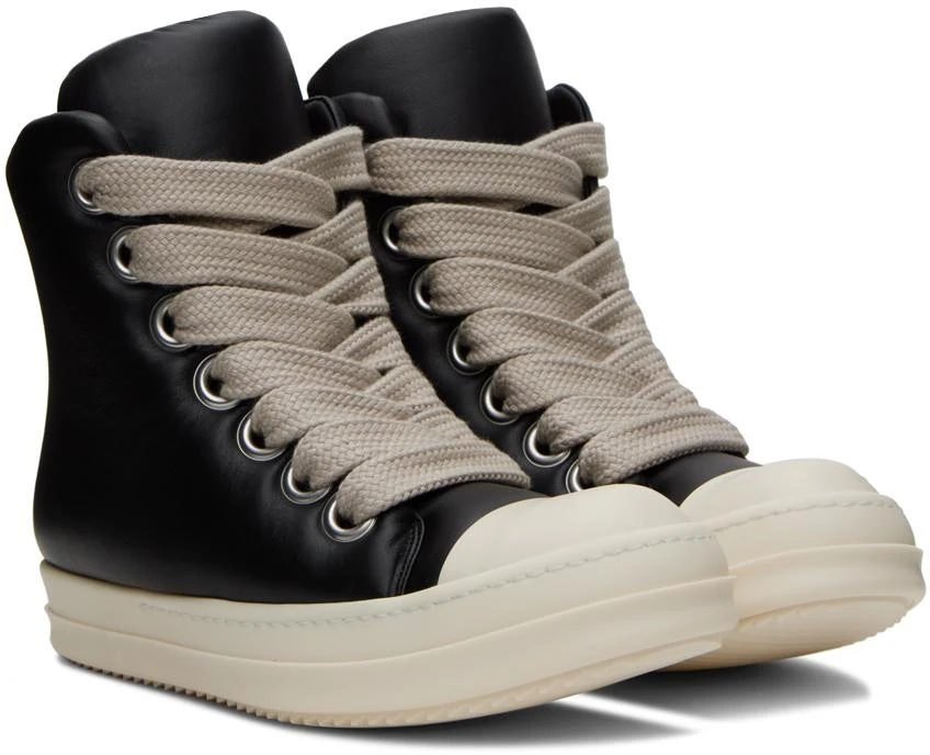 商品Rick Owens|Black Leather Sneakers,价格¥7023,第4张图片详细描述