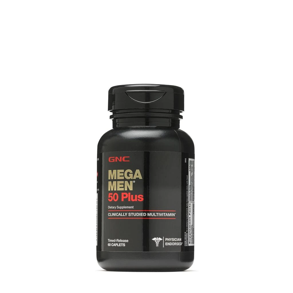 商品GNC|50+男性多种维生素矿物质复合片(中老年),价格¥187-¥299,第1张图片