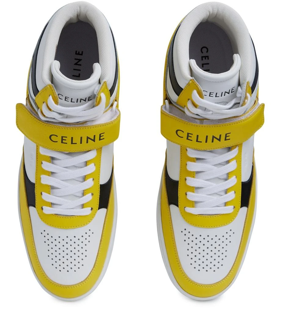 商品Celine|Ct-03 high sneaker with scratch in calfskin,价格¥3551,第4张图片详细描述