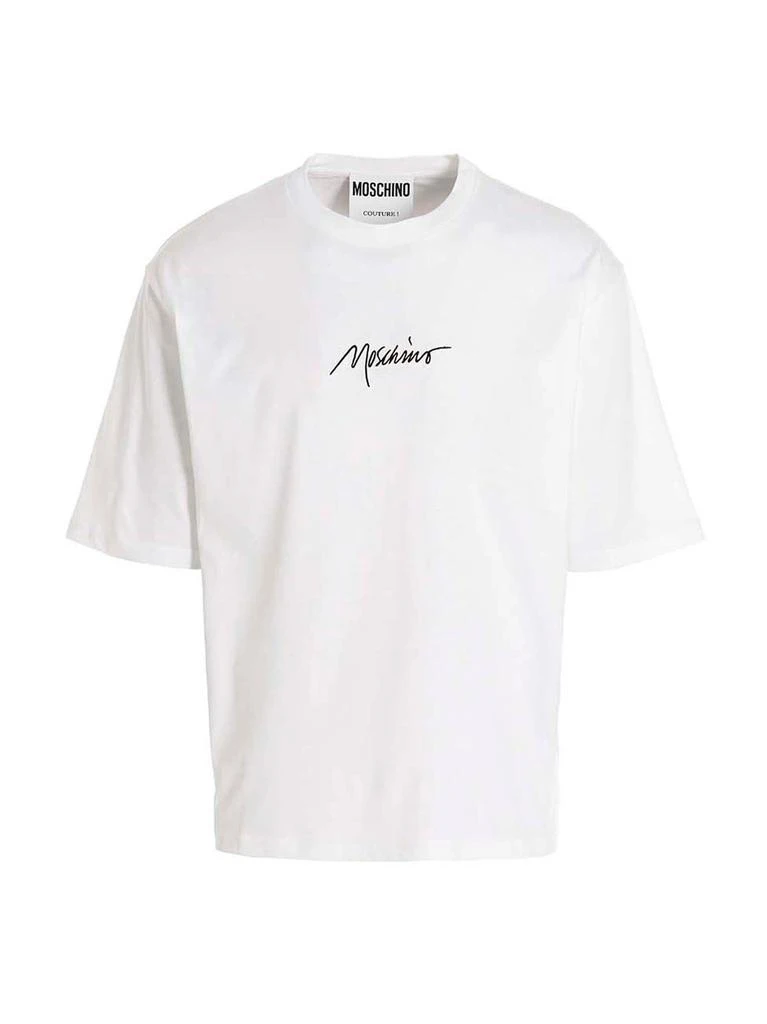 商品Moschino|Logo embroidery T-shirt,价格¥1116,第1张图片