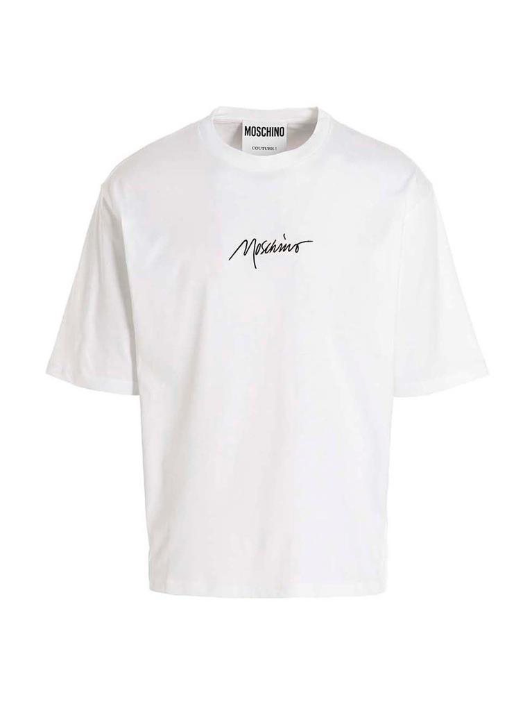 商品Moschino|Logo embroidery T-shirt,价格¥1287,第1张图片