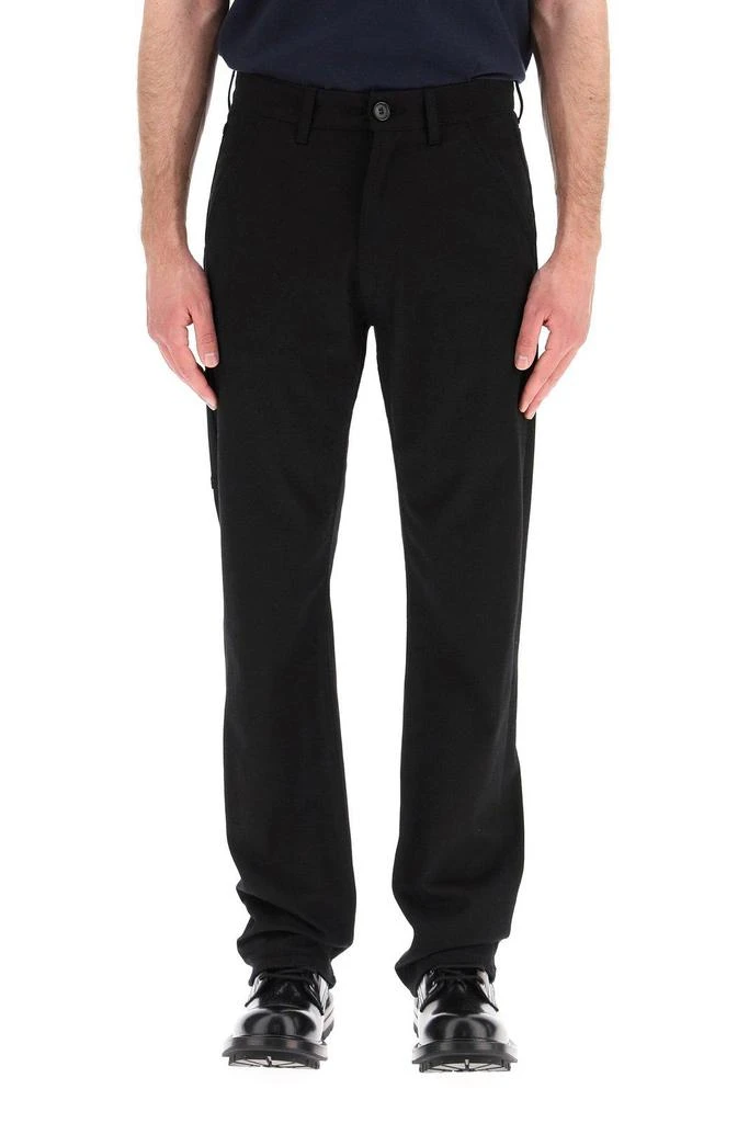 商品Alexander McQueen|Graffiti Logo Straight-leg Jeans,价格¥3229,第3张图片详细描述