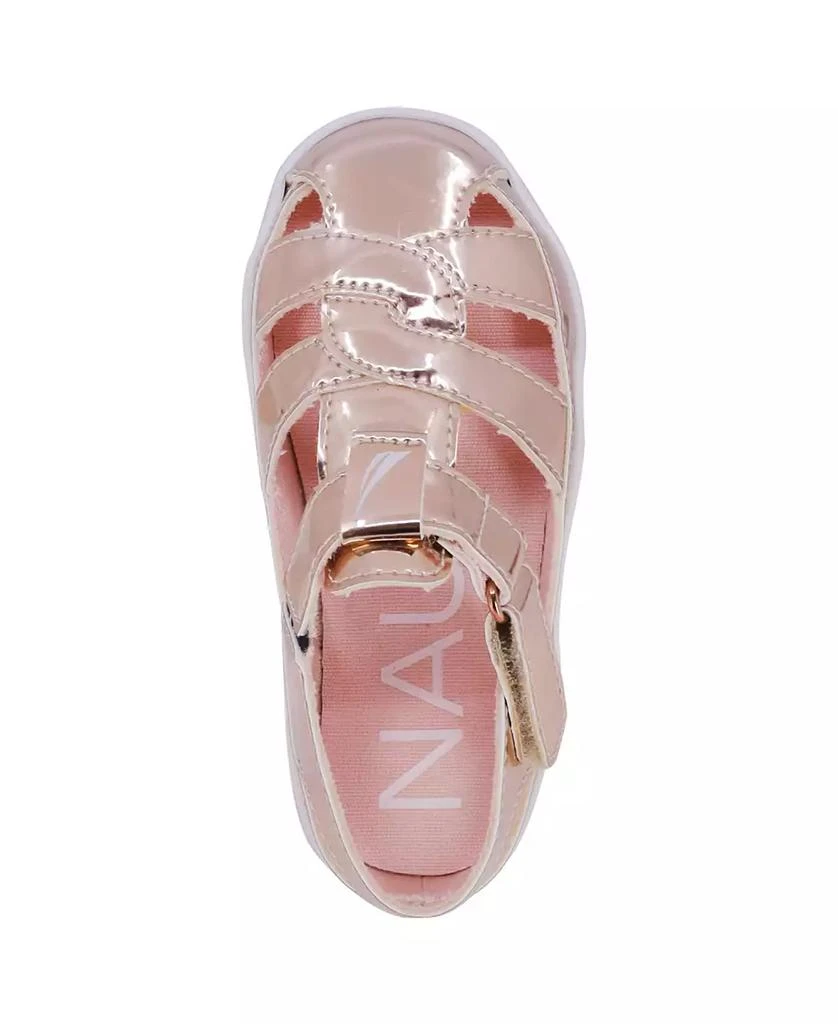 商品Nautica|Toddler and Little Girls Mikkel Slide Sandals,价格¥179,第4张图片详细描述