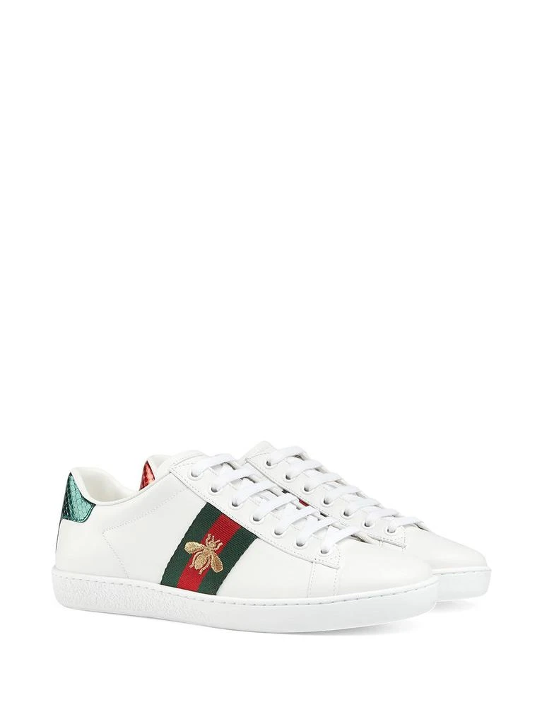 商品Gucci|ACE LEATHER SNEAKERS,价格¥4374,第5张图片详细描述