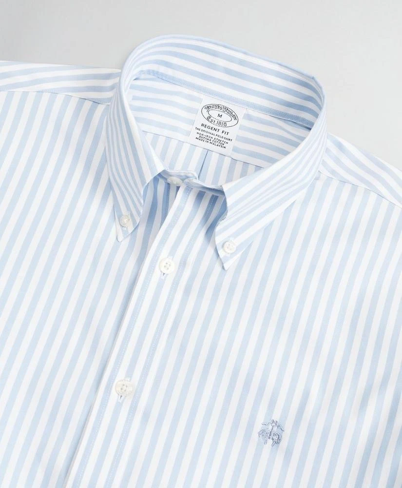 商品Brooks Brothers|Stretch Regent Regular-Fit Sport Shirt, Non-Iron Bold Bengal Stripe,价格¥407,第2张图片详细描述