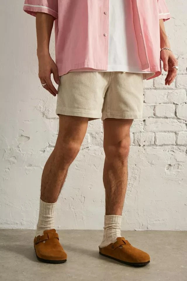 商品BDG|BDG Ecru Corduroy Short,价格¥403,第1张图片