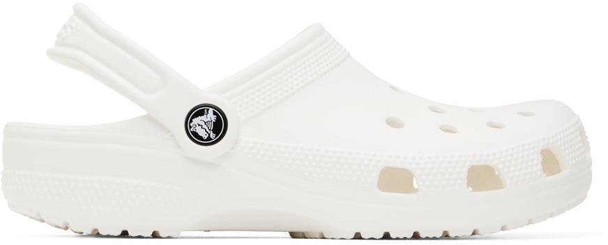 商品Crocs|White Classic Clog,价格¥213,第1张图片