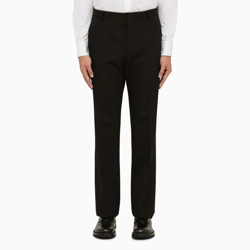 商品Valentino|Black wool slim trousers,价格¥10442,第1张图片