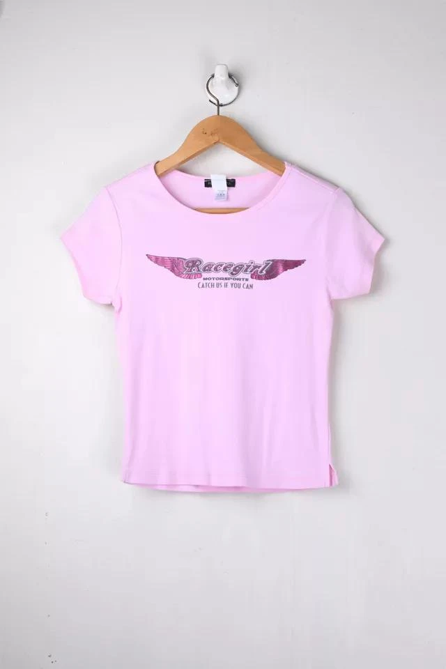 商品Urban Outfitters|Vintage Y2k Racegirl Graphic Tee,价格¥735,第1张图片