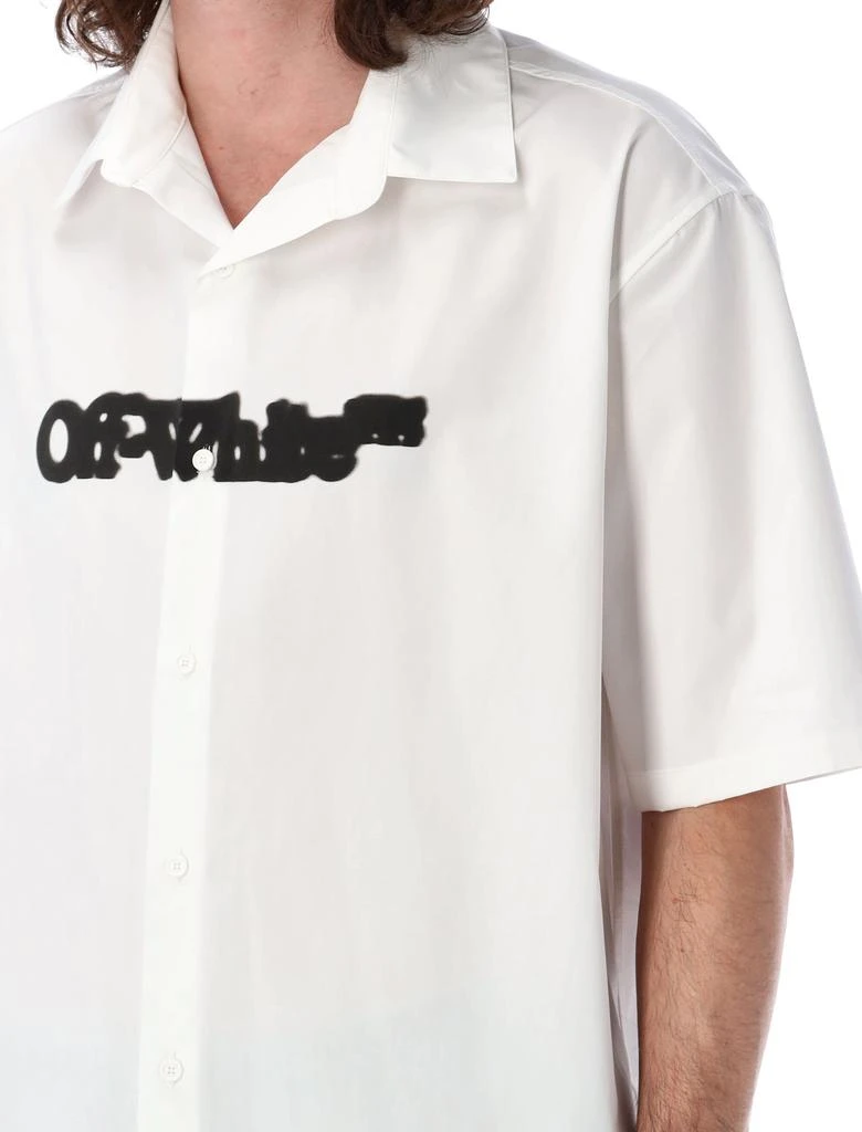 商品Off-White|WHITE SHIRT IN COTTON WITH LOGO,价格¥3406,第3张图片详细描述