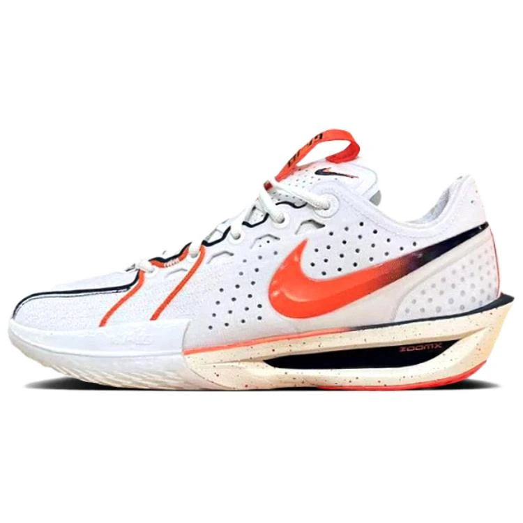 商品[国内直发] NIKE|G.T. Cut 3 舒适耐用 防滑耐磨 低帮 篮球鞋 男款 白橙色,价格¥960,第1张图片