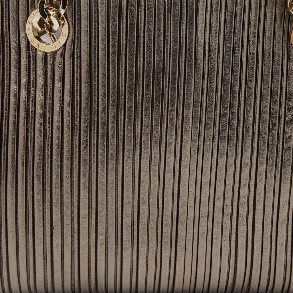 商品[二手商品] BVLGARI|Bvlgari Metallic Leather Monte Plisse Shopper Tote,价格¥2576,第5张图片详细描述