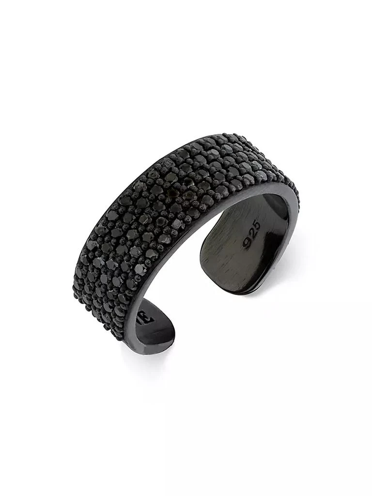 商品Sheryl Lowe|Sterling Silver &amp; 1.3 TCW Black Diamond Ring,价格¥13616,第1张图片