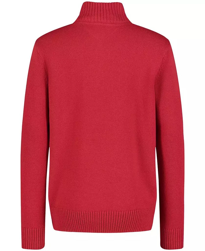 商品Tommy Hilfiger|Toddler and Little Boys Solid 1/4 Zip Sweater,价格¥102,第3张图片详细描述