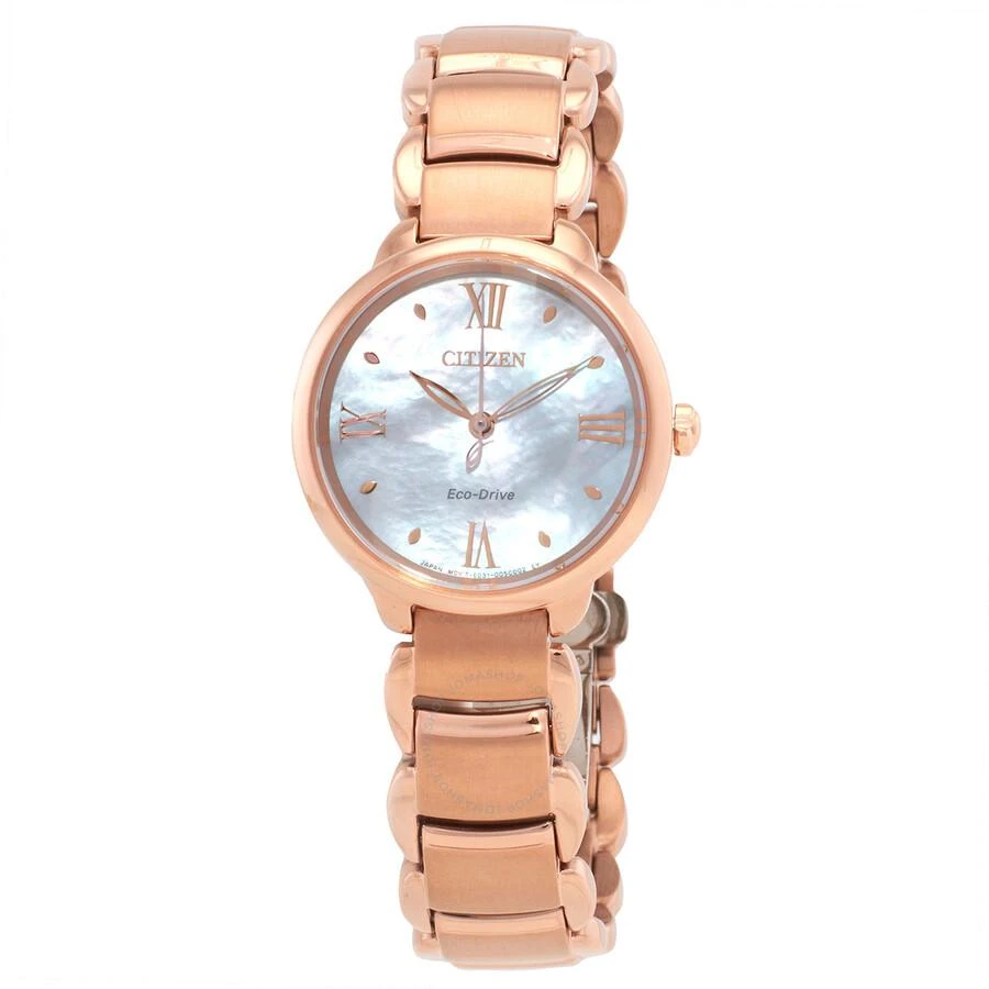 商品Citizen|Open Box - Citizen L Series Eco-Drive Mother of Pearl Dial Ladies Watch EM0928-84D,价格¥1293,第1张图片