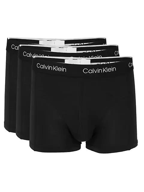商品Calvin Klein|3-Pack Logo Boxer Briefs,价格¥118,第1张图片