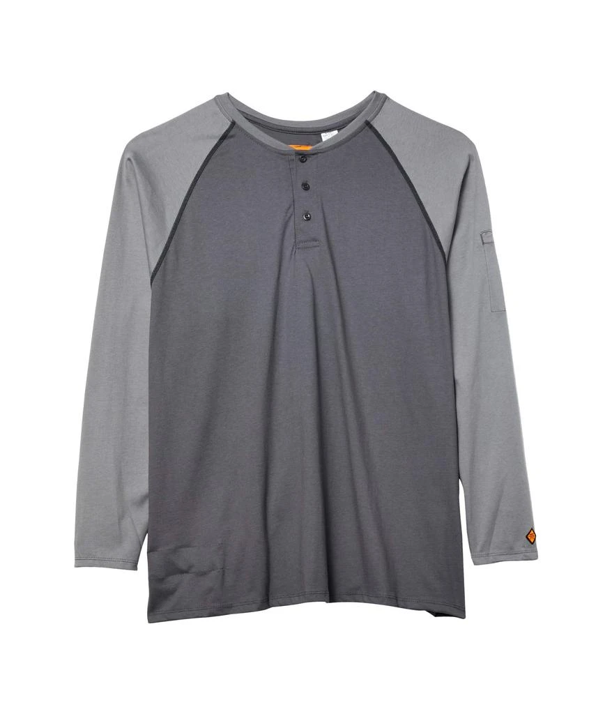 商品Wrangler|Big & Tall Flame-Resistant Long Sleeve Baseball Henley,价格¥466,第1张图片