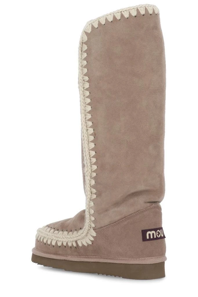 商品Mou|Mou Contarst Stitched Knee-Length Boots,价格¥2104,第3张图片详细描述